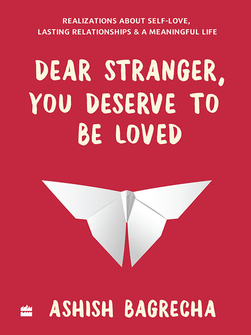Cover image for Dear Stranger, You Deserve to Be Loved